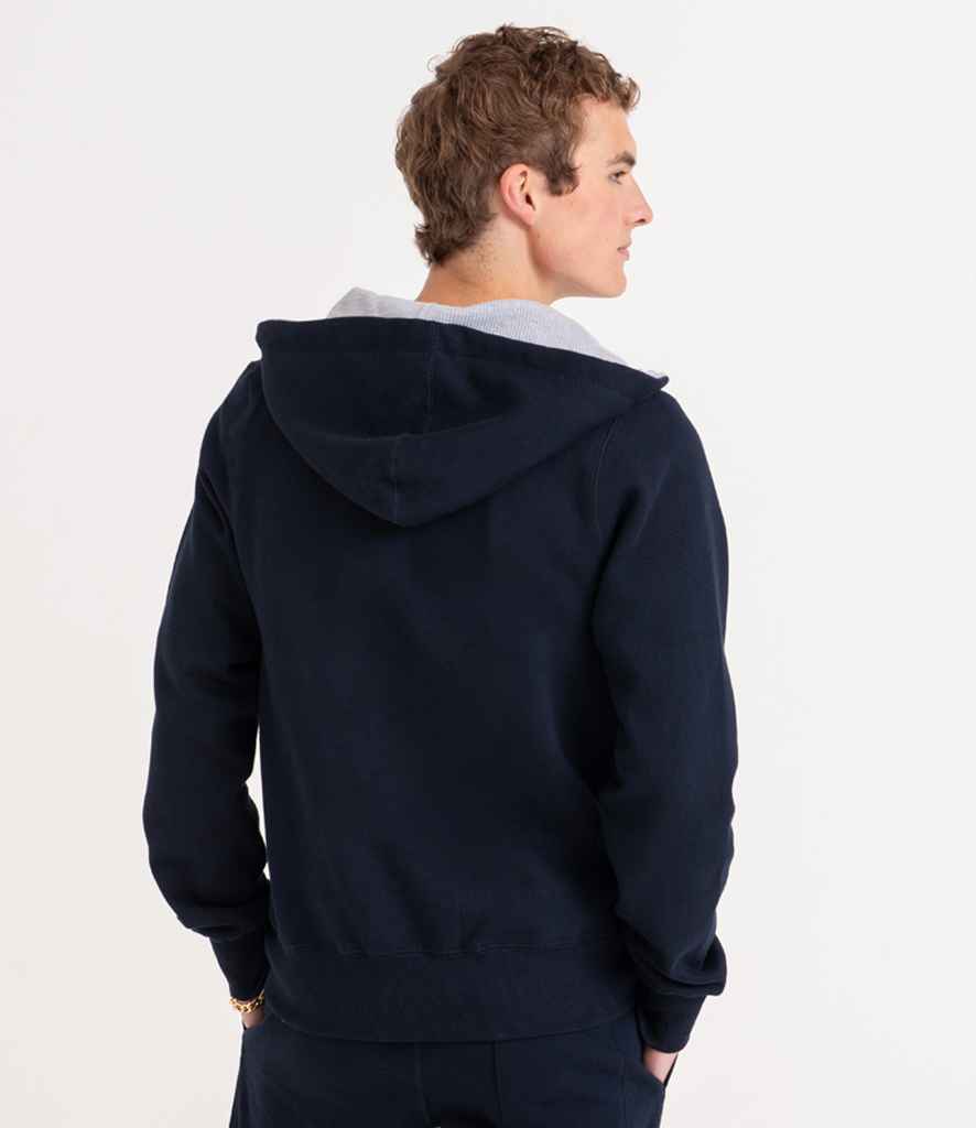 AWDis Chunky Zoodie | French Navy - Just Hoods Hood - Lancashire Teamwear