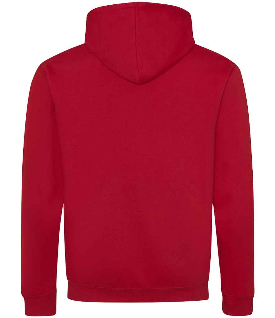 AWDis Varsity Zoodie | Fire Red/Jet Black - Just Hoods Hood - Lancashire Teamwear