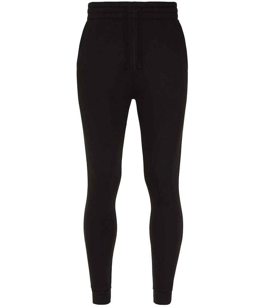 AWDis Tapered Track Pants Jet Black