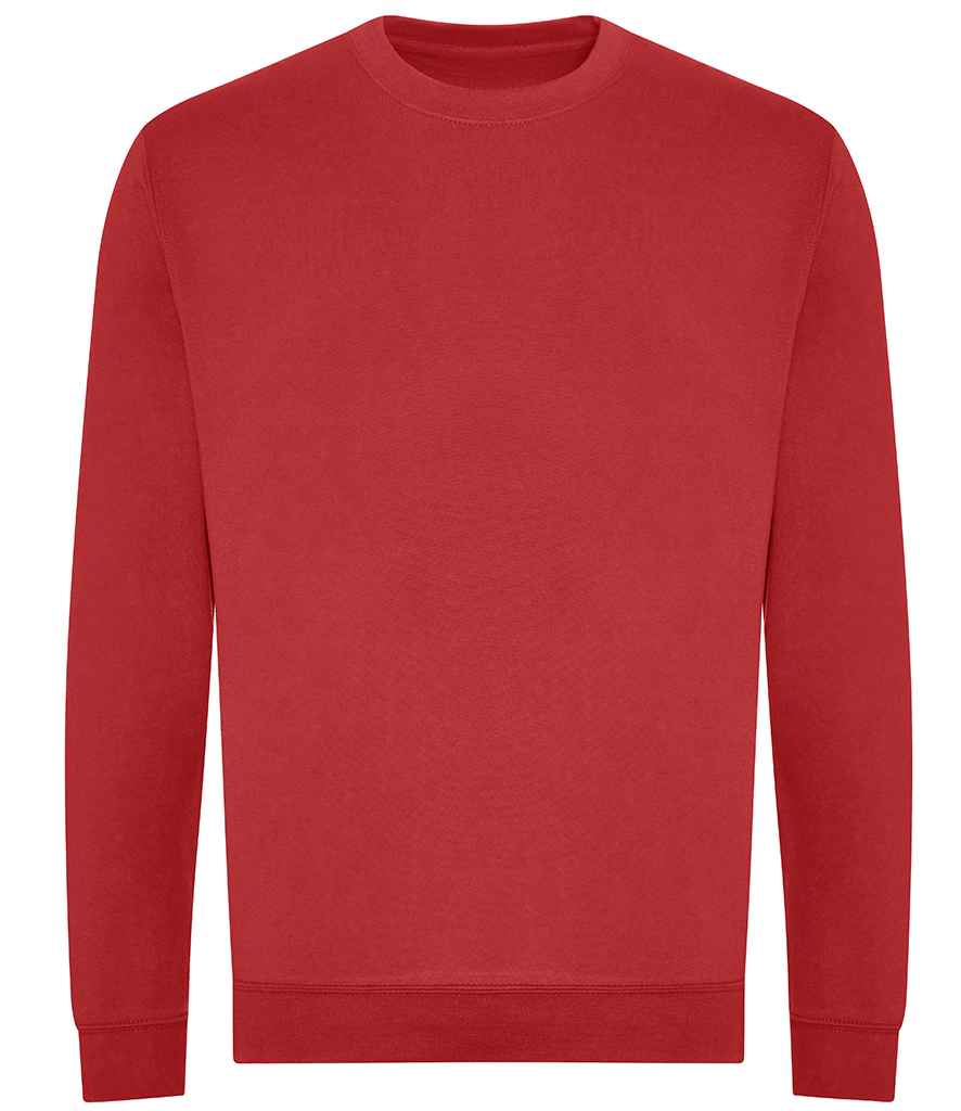 AWDis Unisex Organic Sweatshirt Fire Red