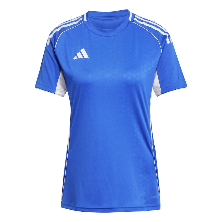 adidas Womens Tiro 25 Competition Match SS Shirt - Team Royal Blue/Team Light Grey