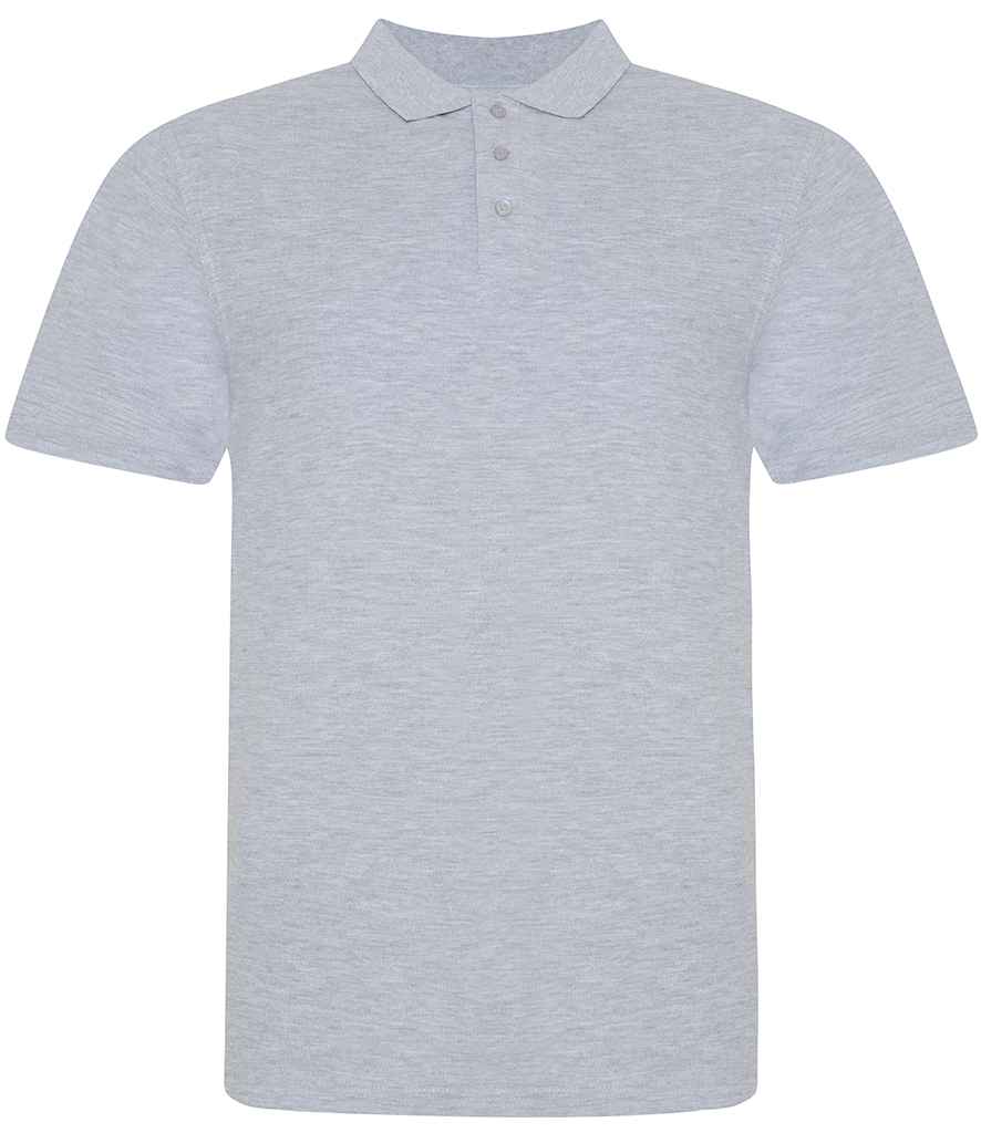 AWDis The 100 Cotton Piqué Polo Shirt Heather Grey