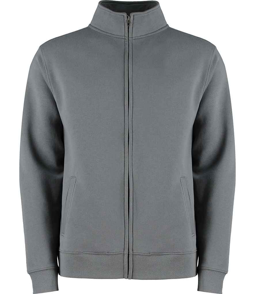 Kustom Kit Sweat Jacket Dark Grey