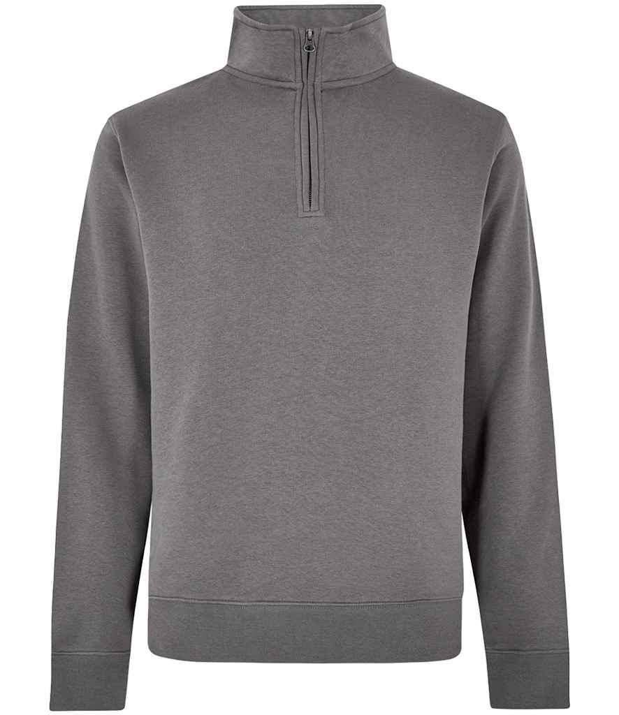 Kustom Kit 1/4 Zip Sweatshirt Dark Grey