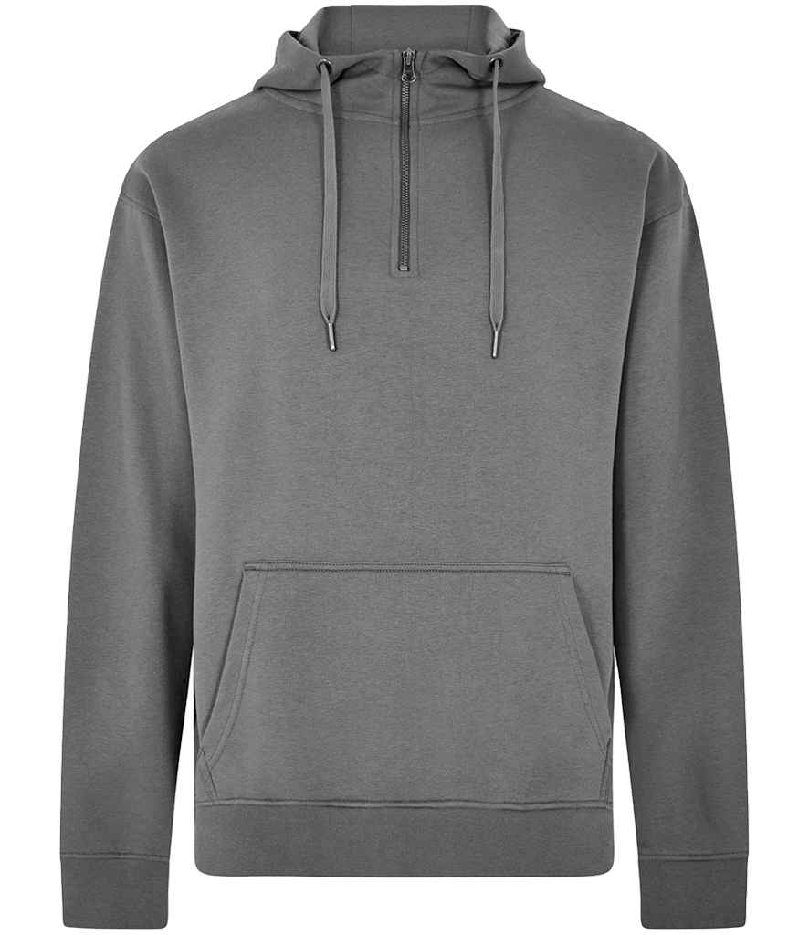 Kustom Kit 1/4 Zip Hoodie Dark Grey