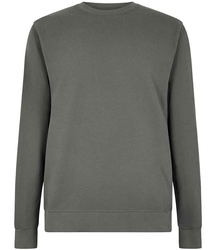 Kustom Kit Regular Fit Piqué Sweatshirt Dark Grey