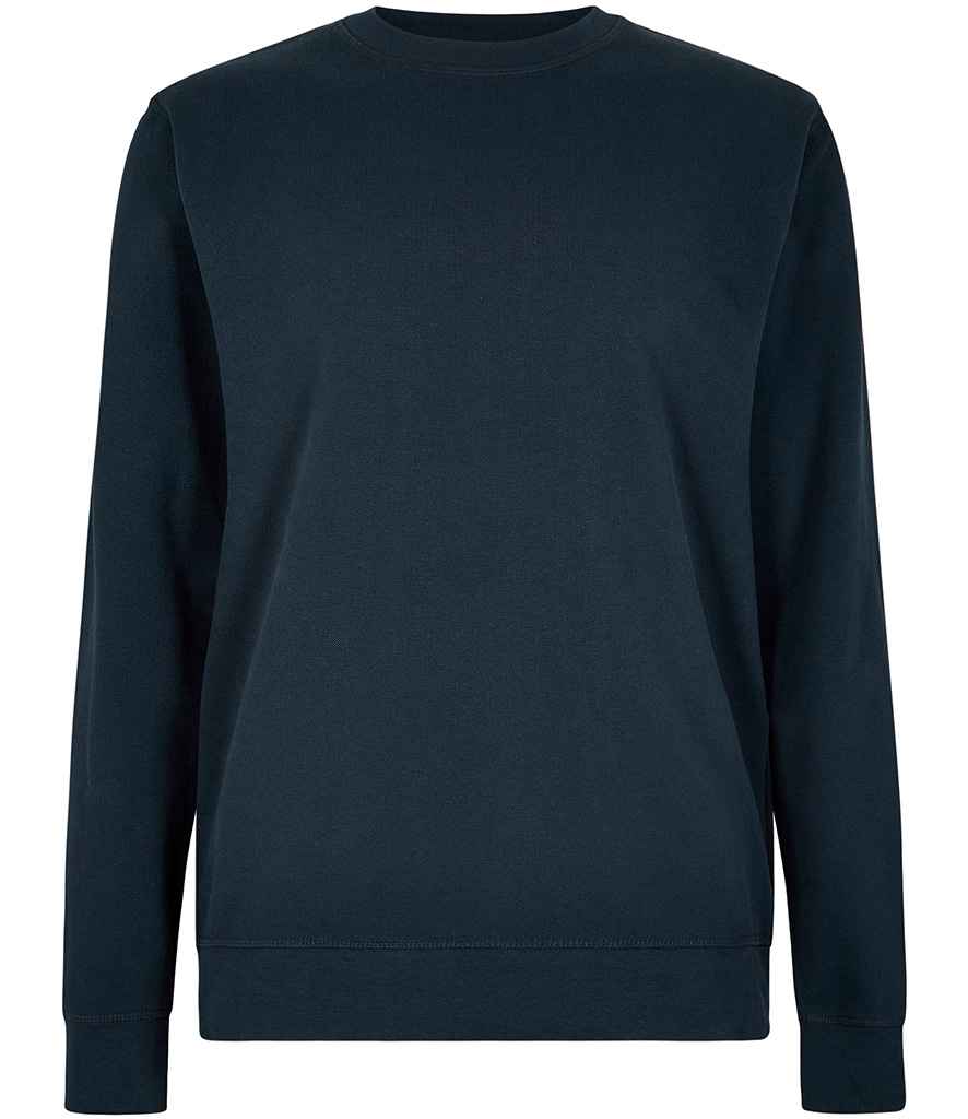 Kustom Kit Regular Fit Piqué Sweatshirt Navy
