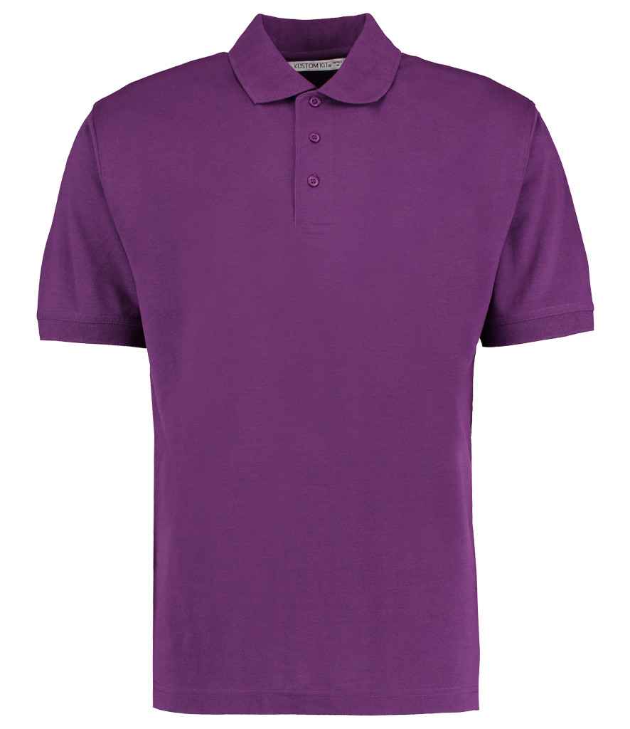 Kustom Kit Klassic Poly/Cotton Piqué Polo Shirt | Dark Purple Dark Purple