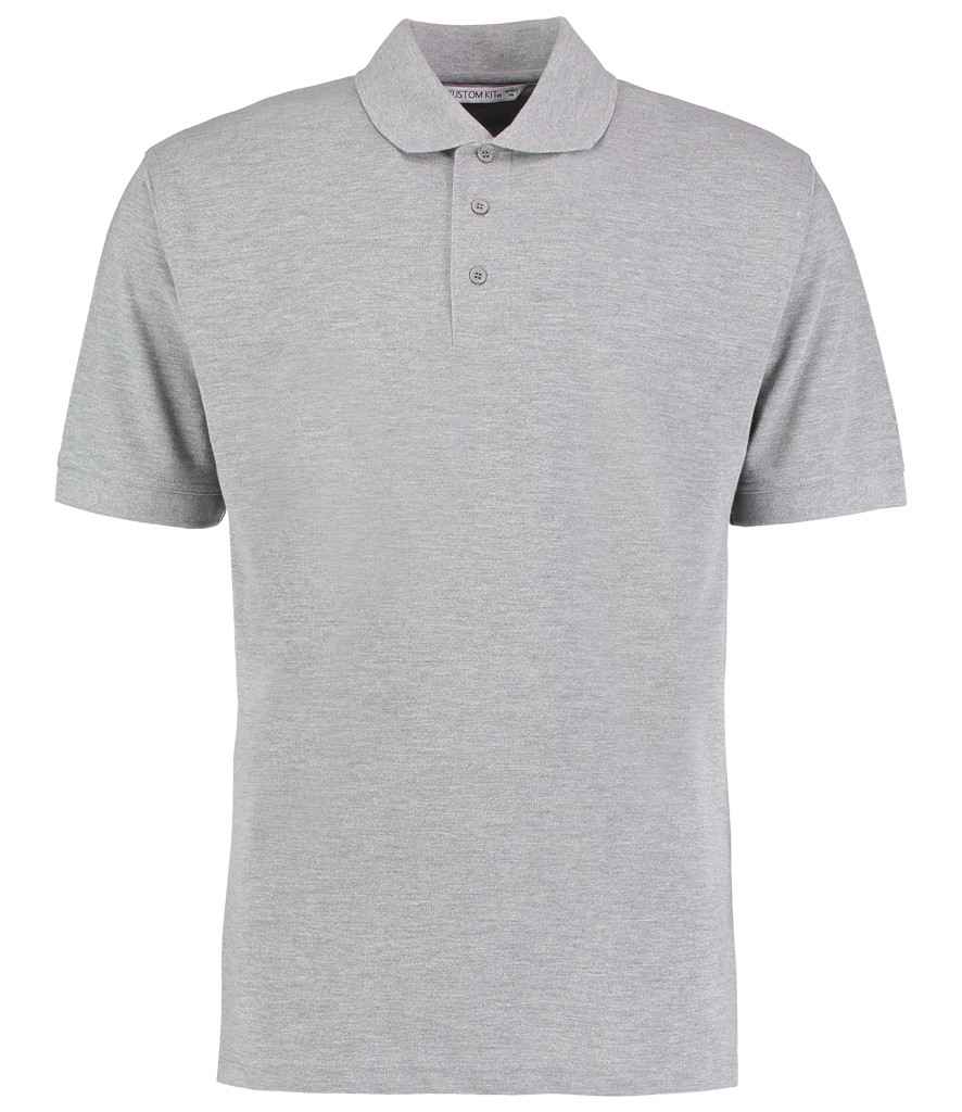 Kustom Kit Klassic Poly/Cotton Piqué Polo Shirt | Heather Grey Heather Grey