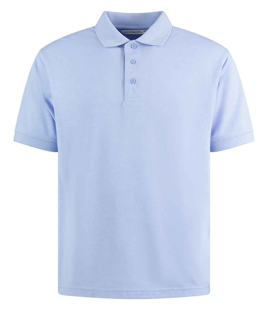 Kustom Kit Klassic Poly/Cotton Piqué Polo Shirt | Light Heather Blue Light Heather Blue