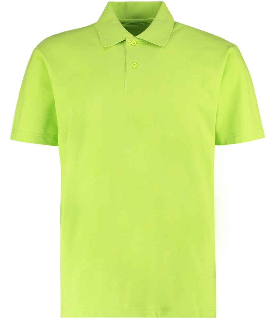 Kustom Kit Regular Fit Workforce Piqué Polo Shirt Lime Green