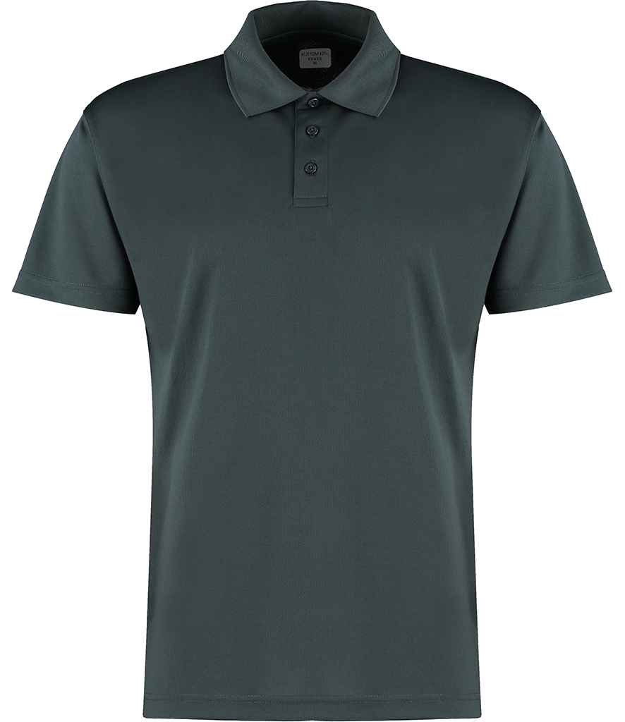 Kustom Kit Cooltex® Plus Micro Mesh Polo Shirt Graphite Grey