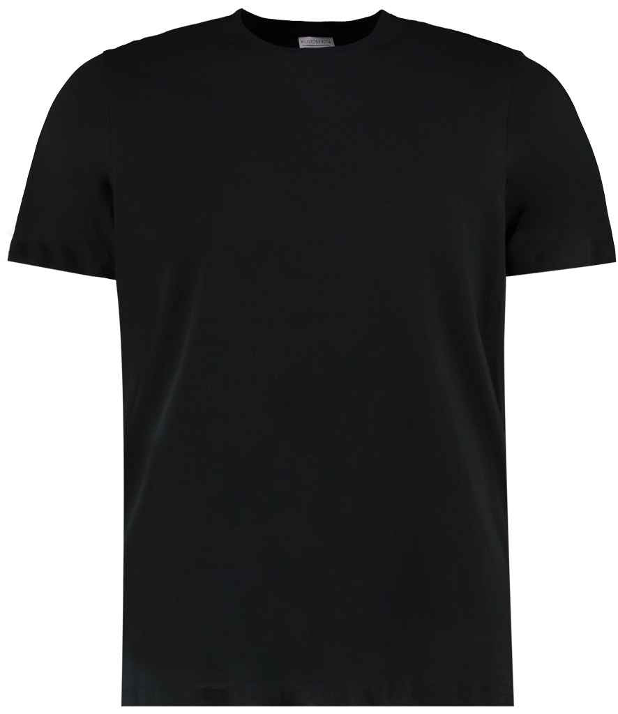 Kustom Kit Fashion Fit Cotton T-Shirt Black