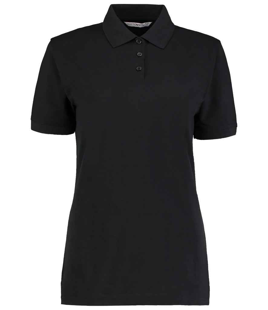 Kustom Kit Ladies Klassic Poly/Cotton Piqué Polo Shirt | Black Black