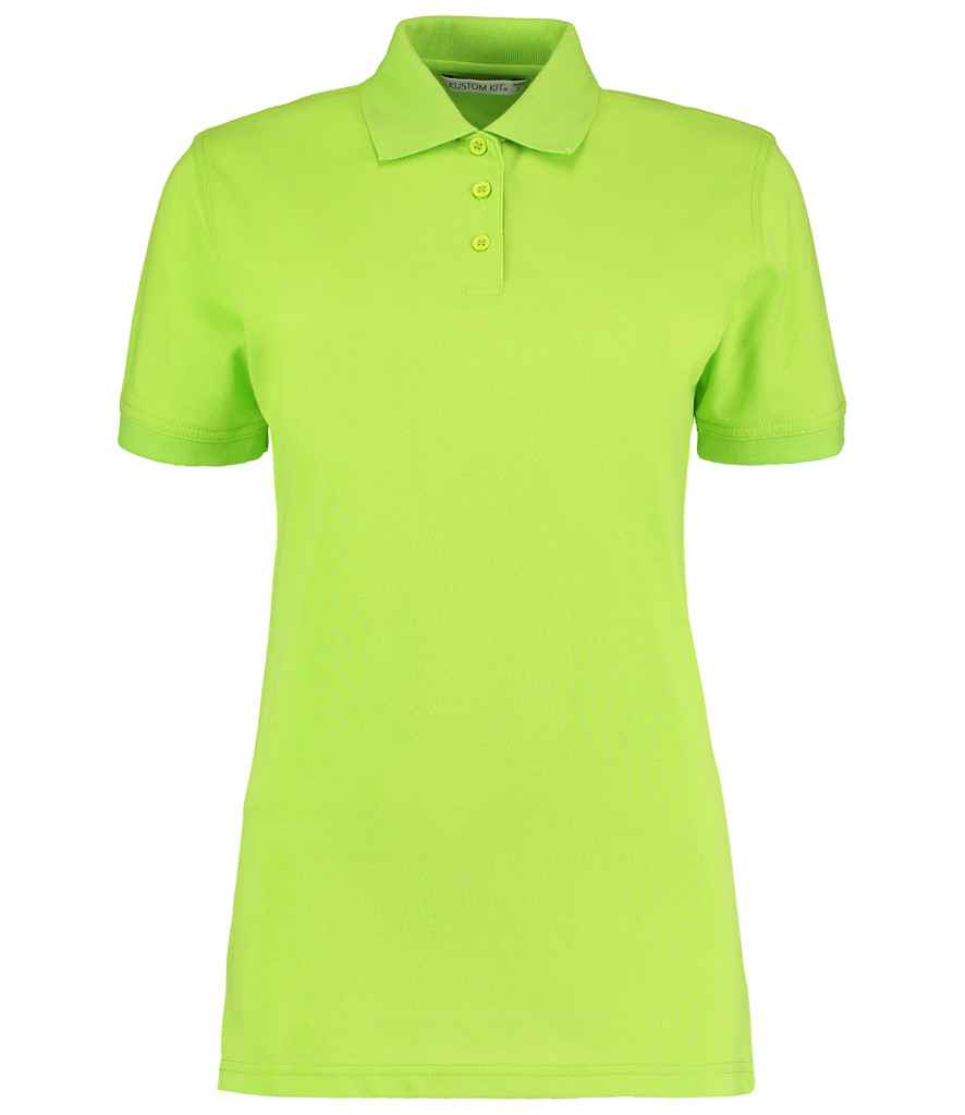 Kustom Kit Ladies Klassic Poly/Cotton Piqué Polo Shirt | Lime Green Lime Green