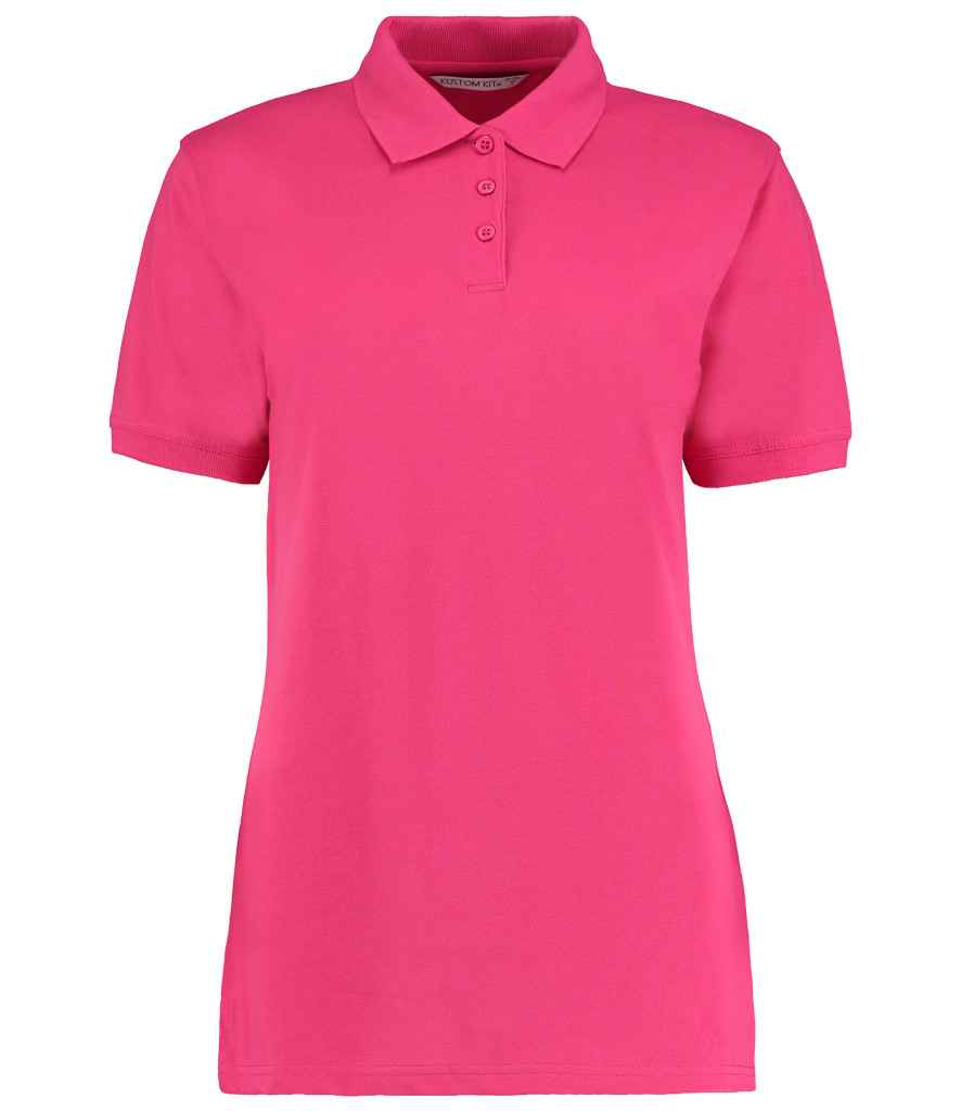 Kustom Kit Ladies Klassic Poly/Cotton Piqué Polo Shirt | Raspberry Raspberry