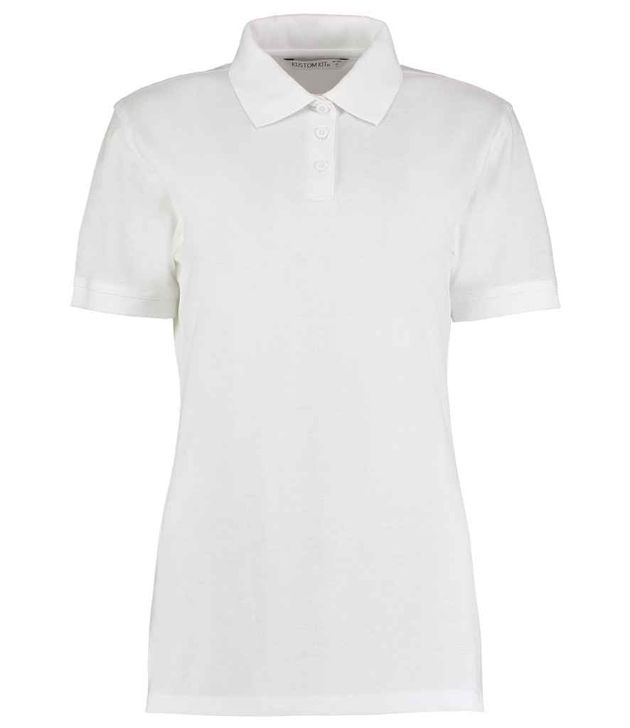 Kustom Kit Ladies Klassic Poly/Cotton Piqué Polo Shirt | White White
