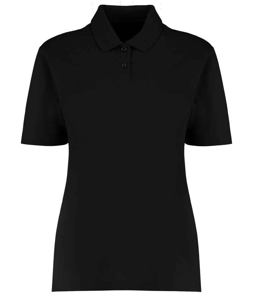 Kustom Kit Ladies Regular Fit Workforce Piqué Polo Shirt Black