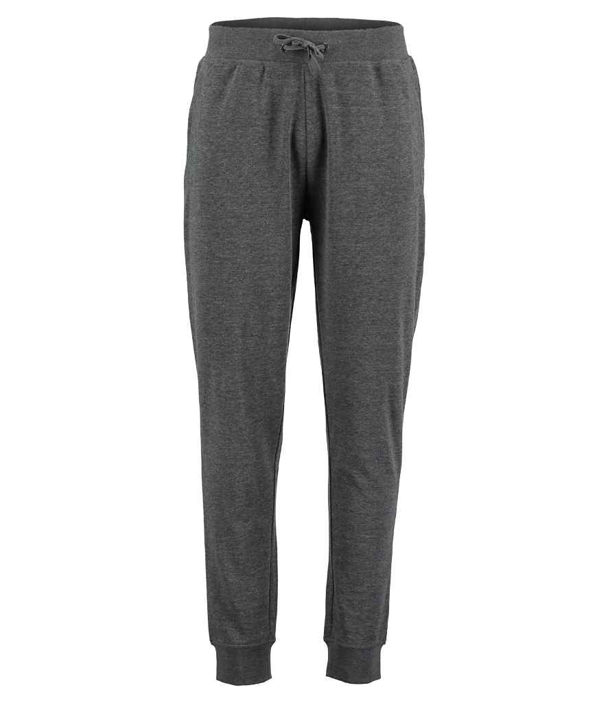 Kustom Kit Slim Fit Sweat Pants Dark Grey Marl