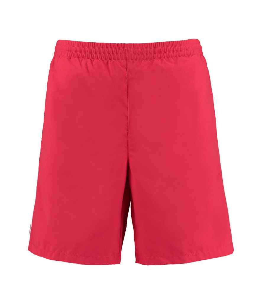 Kustom Kit Track Shorts Red/White