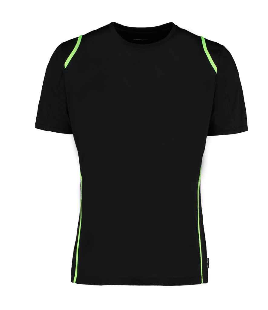 Kustom Kit Cooltex® T-Shirt Black/Lime Green