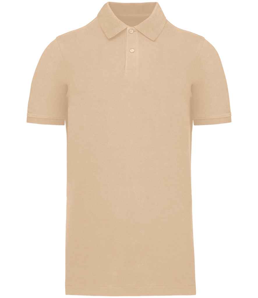 Kariban Organic 180 Piqué Polo Shirt Light Sand