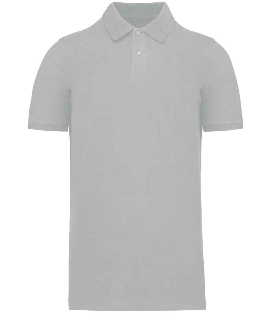Kariban Organic 180 Piqué Polo Shirt Snow Grey