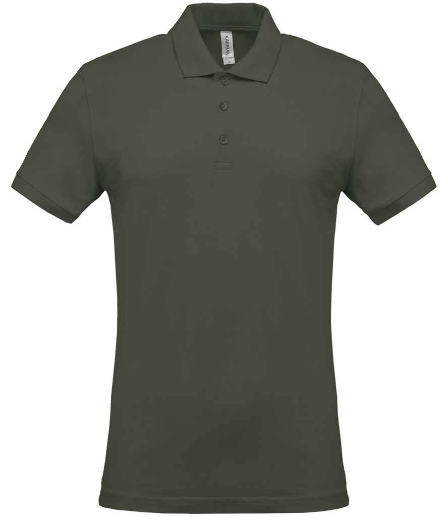 Kariban Short Sleeve Piqué Polo Shirt | Dark Khaki Dark Khaki