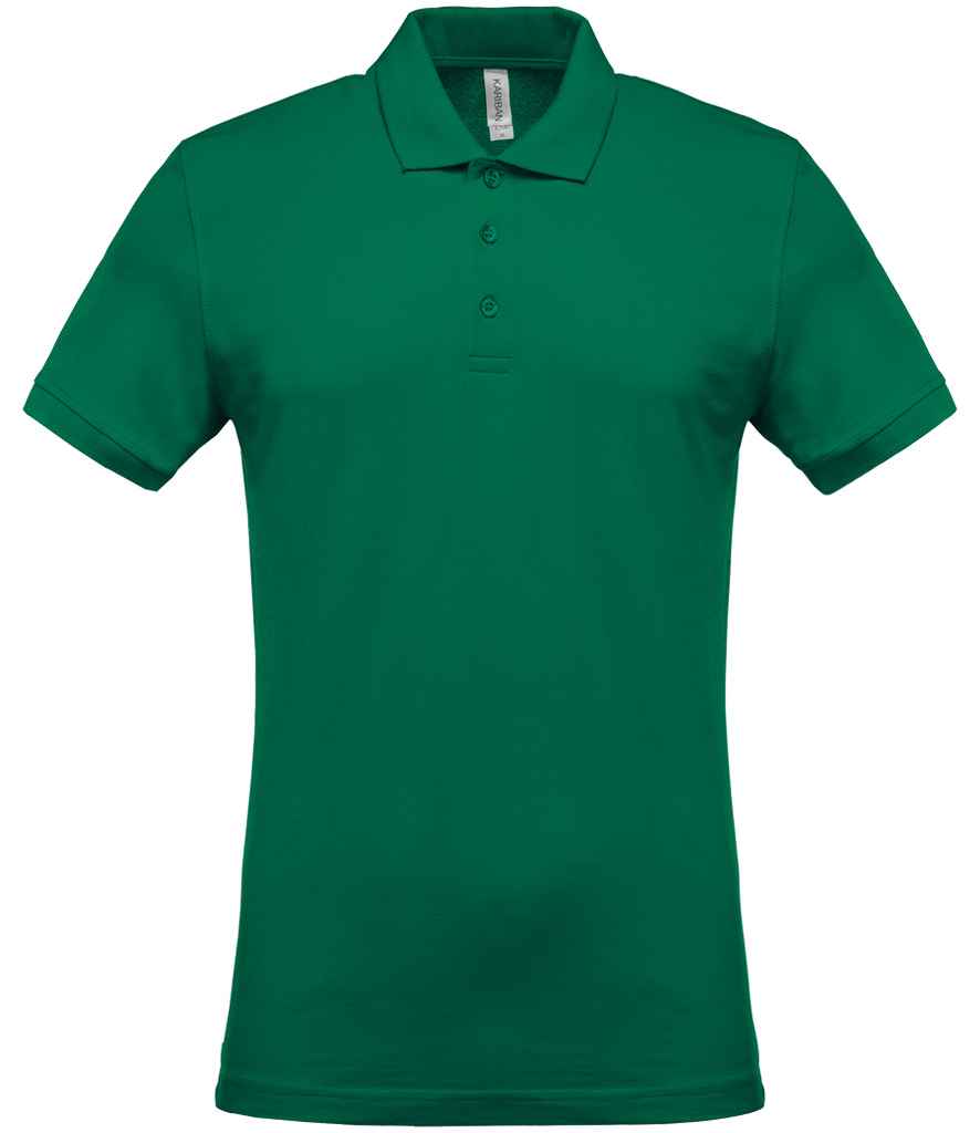 Kariban Short Sleeve Piqué Polo Shirt | Kelly Green Kelly Green