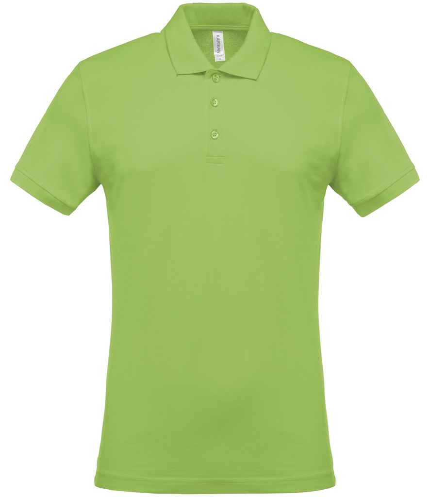Kariban Short Sleeve Piqué Polo Shirt | Lime Green Lime Green