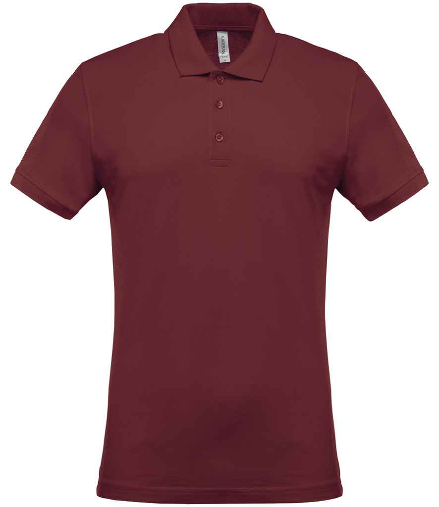 Kariban Short Sleeve Piqué Polo Shirt | Wine Wine
