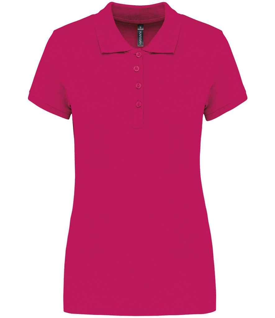 Kariban Ladies Short Sleeve Piqué Polo Shirt | Fuchsia Fuchsia
