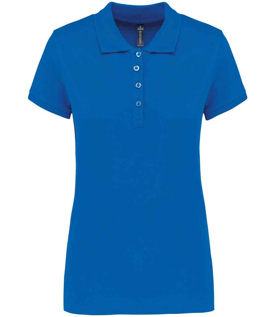 Kariban Ladies Short Sleeve Piqué Polo Shirt | Light Royal Blue Light Royal Blue
