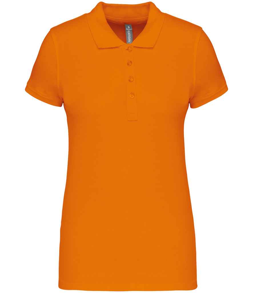 Kariban Ladies Short Sleeve Piqué Polo Shirt | Orange Orange