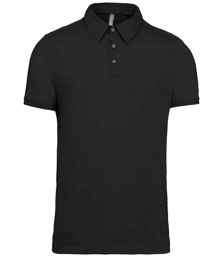 Kariban Jersey Polo Shirt Black