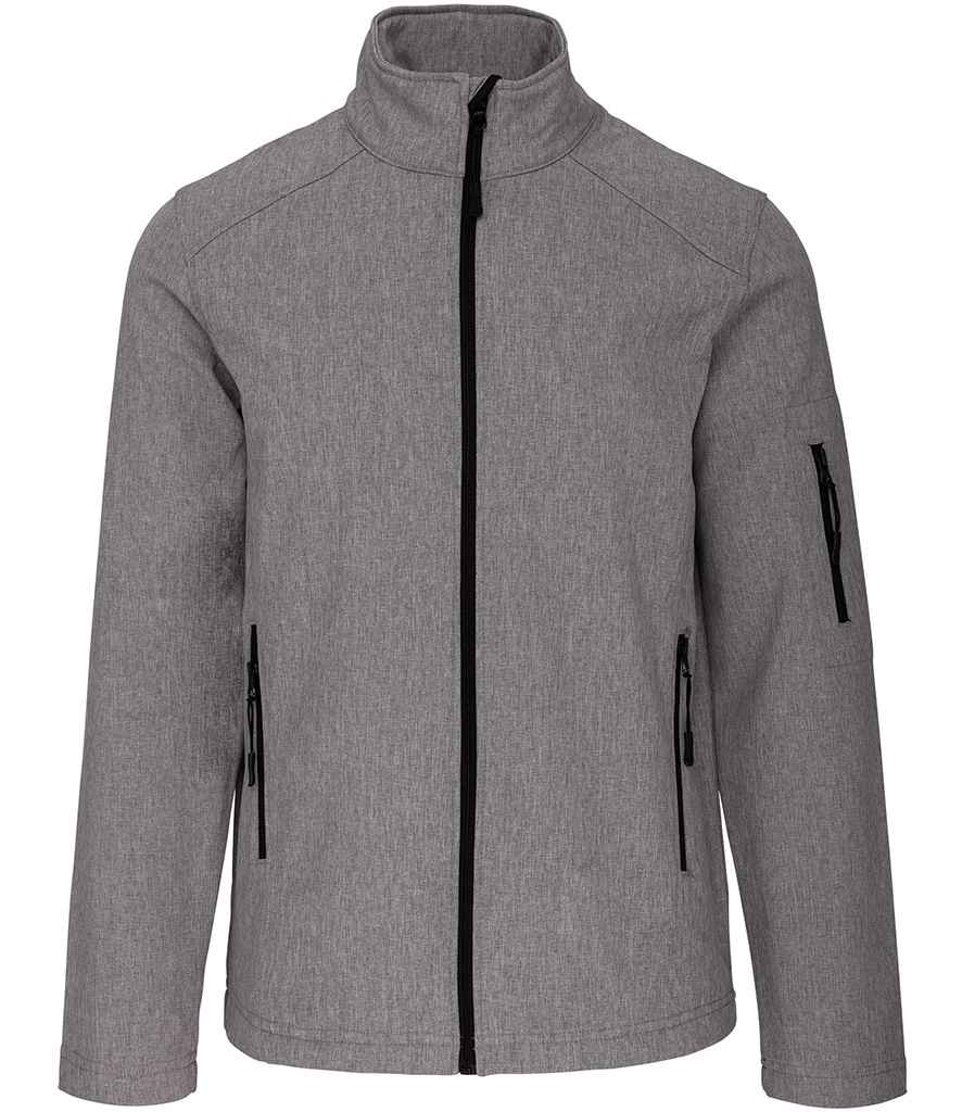 Kariban Soft Shell Jacket Marl Grey