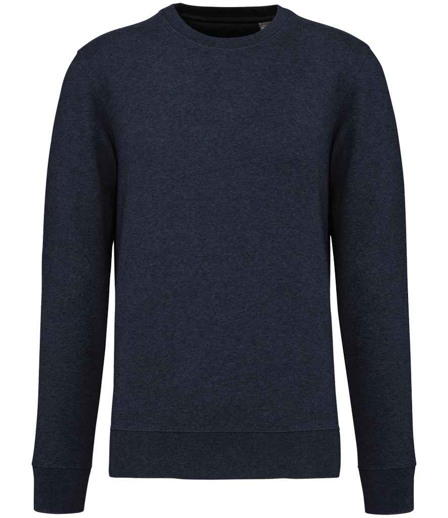 Kariban Unisex Eco Friendly Crew Neck Sweatshirt | French Navy Heather French Navy Heather