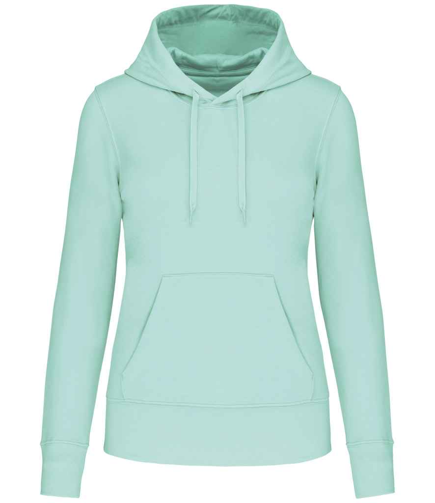 Kariban Ladies Eco Friendly Hooded Sweatshirt Ice Mint