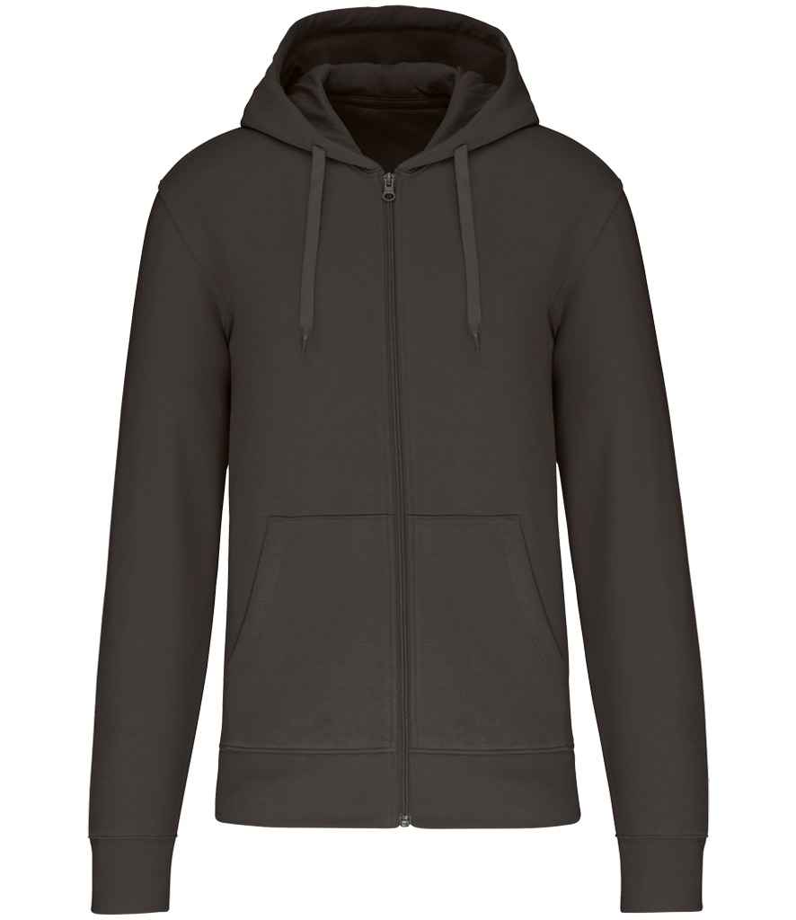 Kariban Eco Friendly Full Zip Hoodie Dark Grey