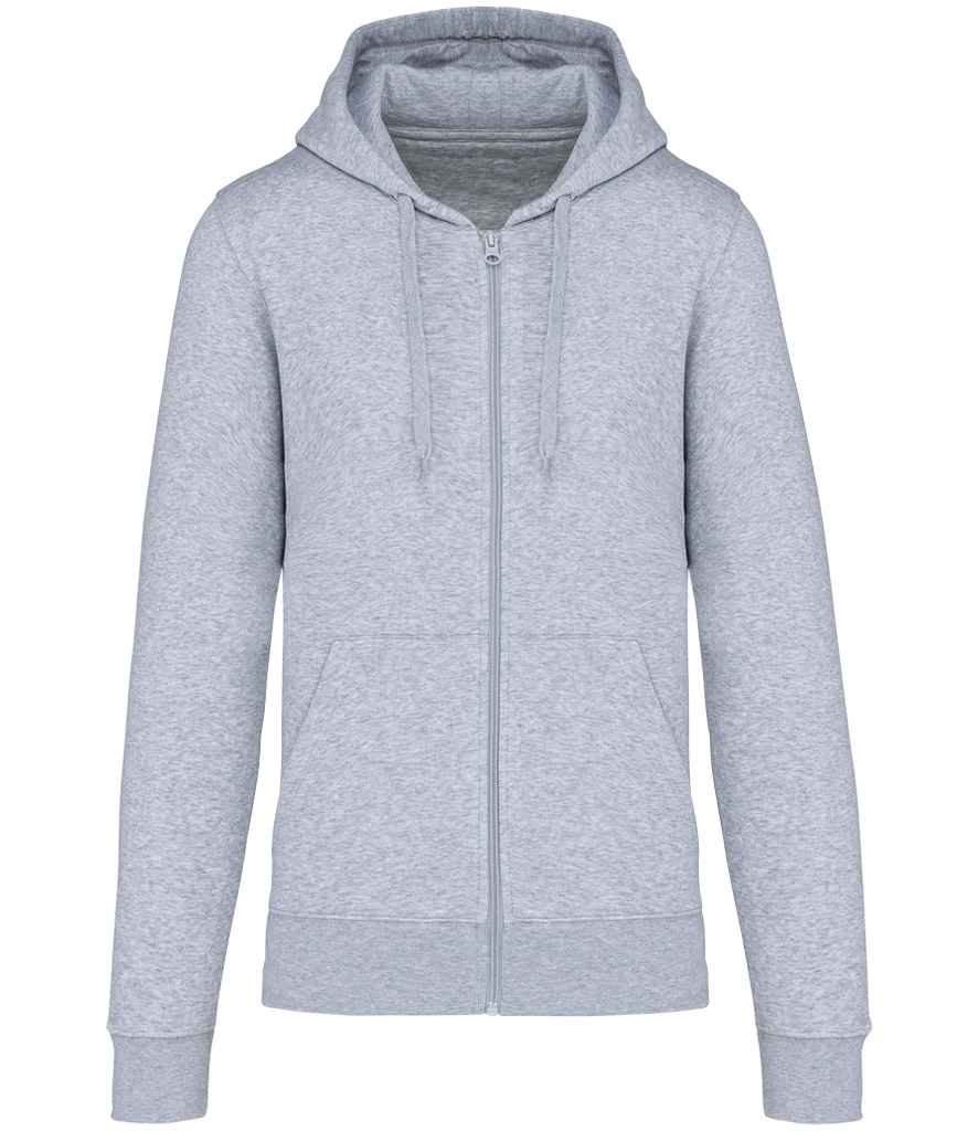 Kariban Eco Friendly Full Zip Hoodie Oxford Grey