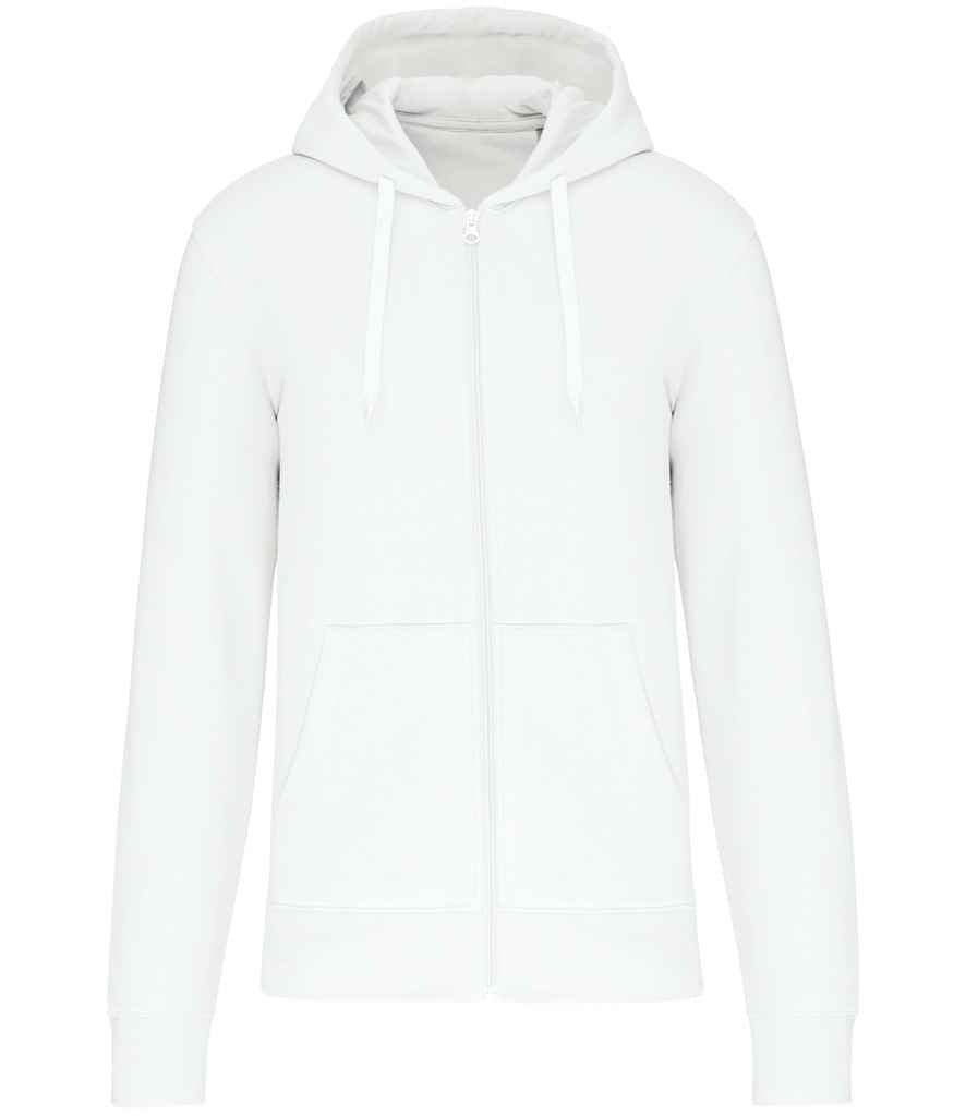 Kariban Eco Friendly Full Zip Hoodie White