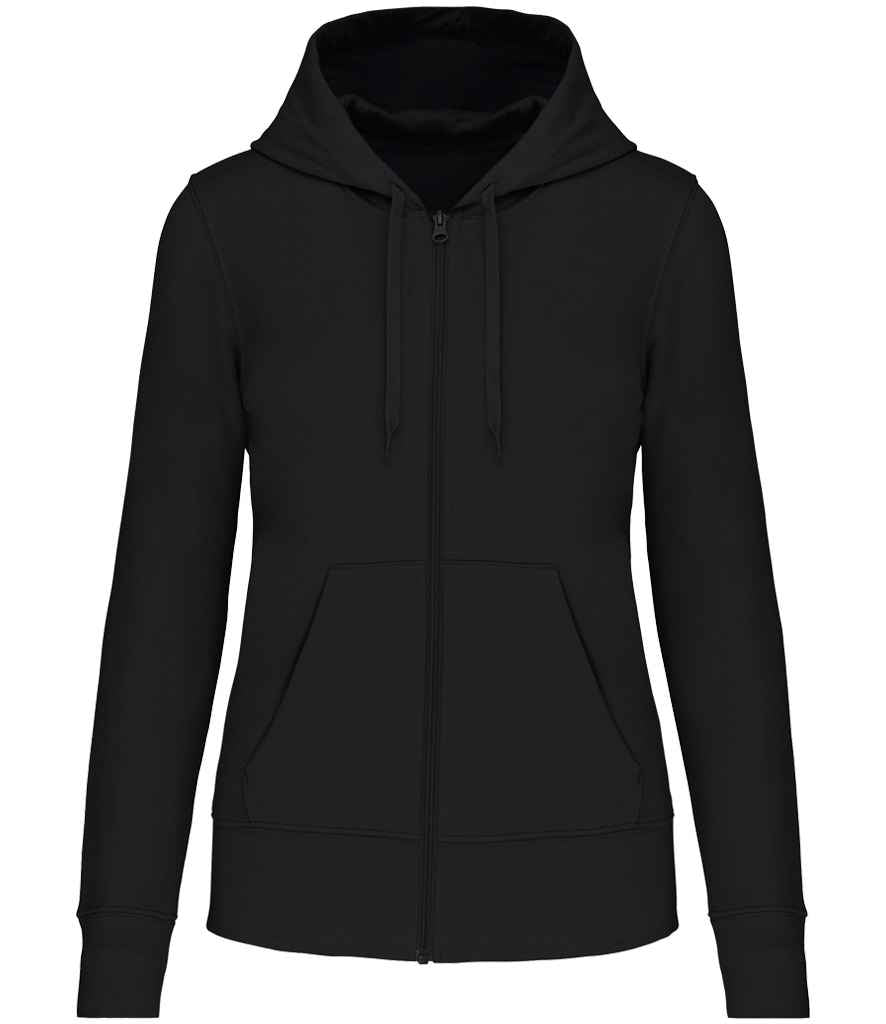 Kariban Ladies Eco Friendly Full Zip Hoodie Black
