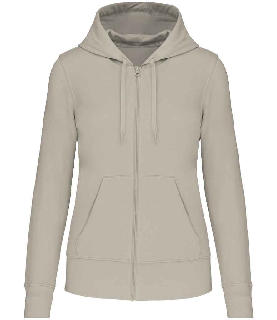 Kariban Ladies Eco Friendly Full Zip Hoodie Clay