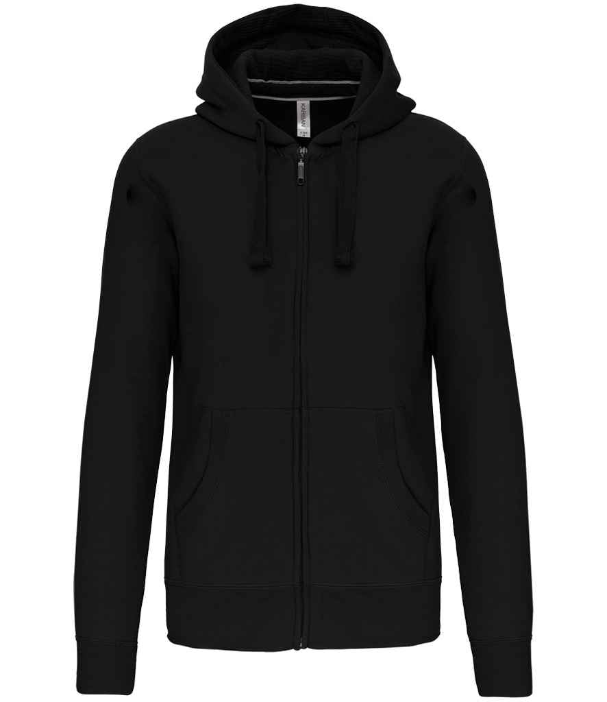 Kariban Full Zip Hooded Sweatshirt Black