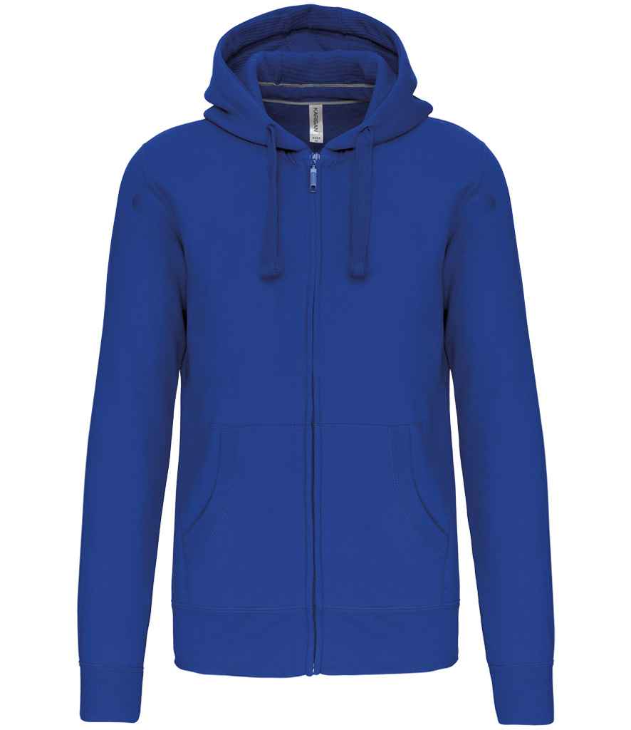 Kariban Full Zip Hooded Sweatshirt Light Royal Blue