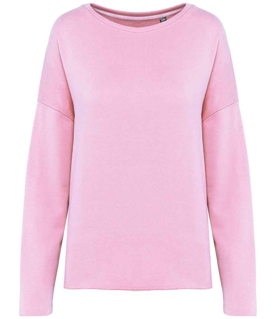 Kariban Ladies Oversized Sweatshirt Pale Pink