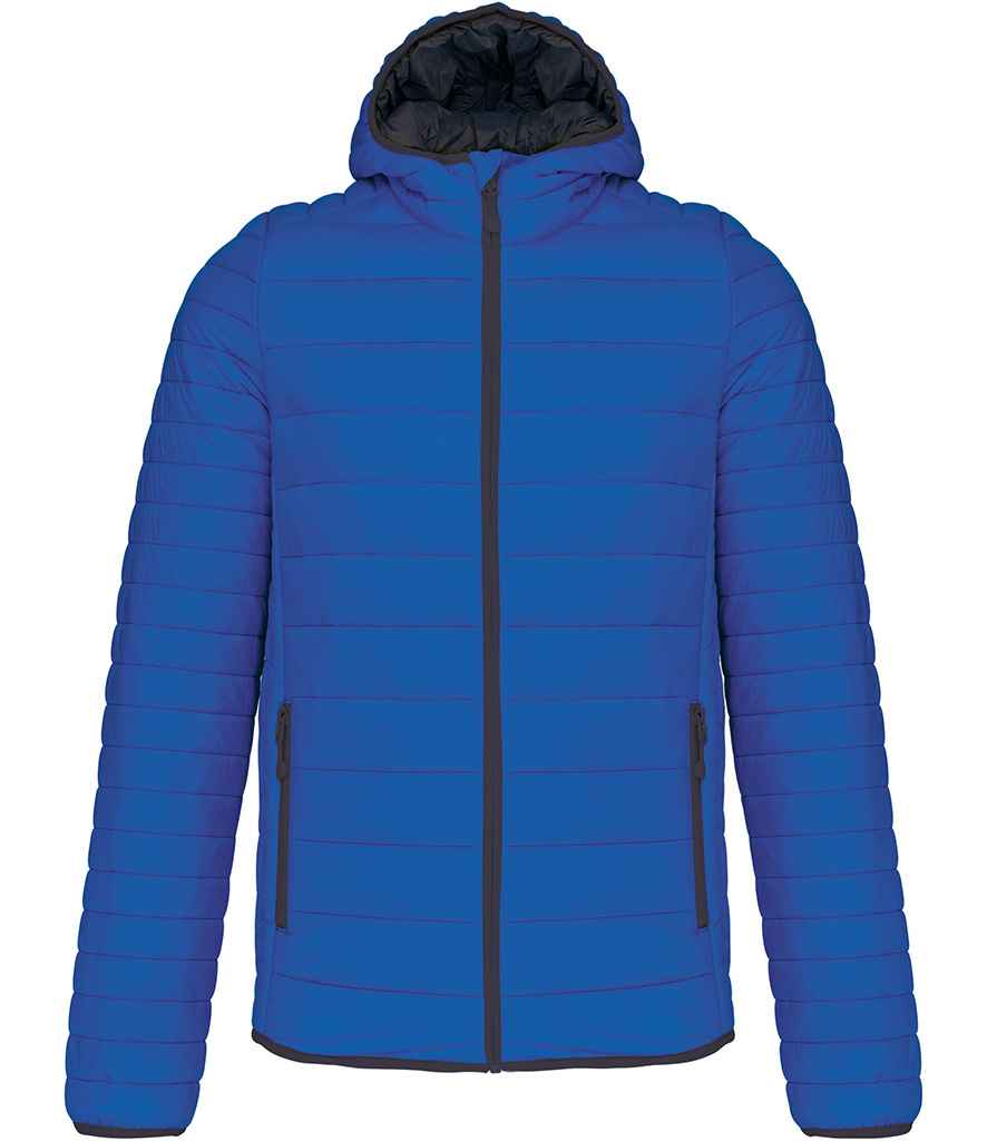 Kariban Lightweight Hooded Padded Jacket Light Royal Blue