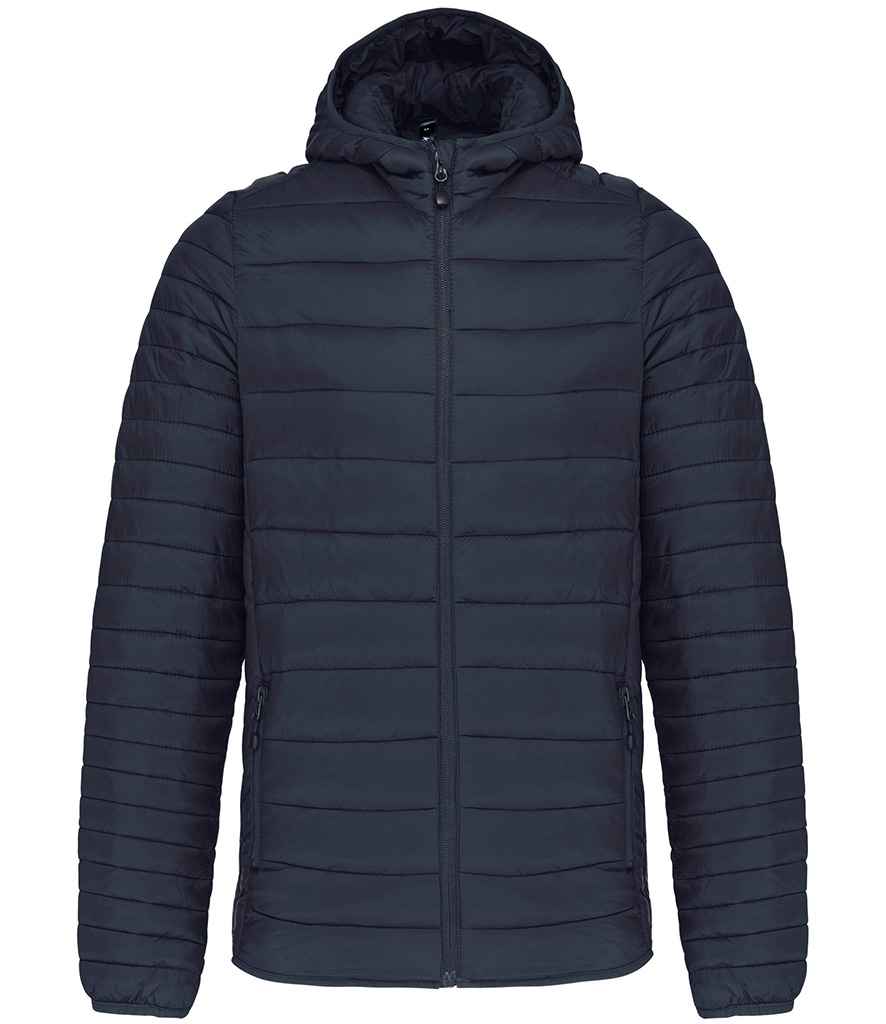 Kariban Lightweight Hooded Padded Jacket Navy