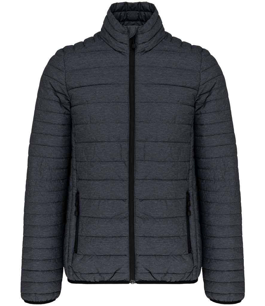 Kariban Lightweight Padded Jacket Marl Dark Grey