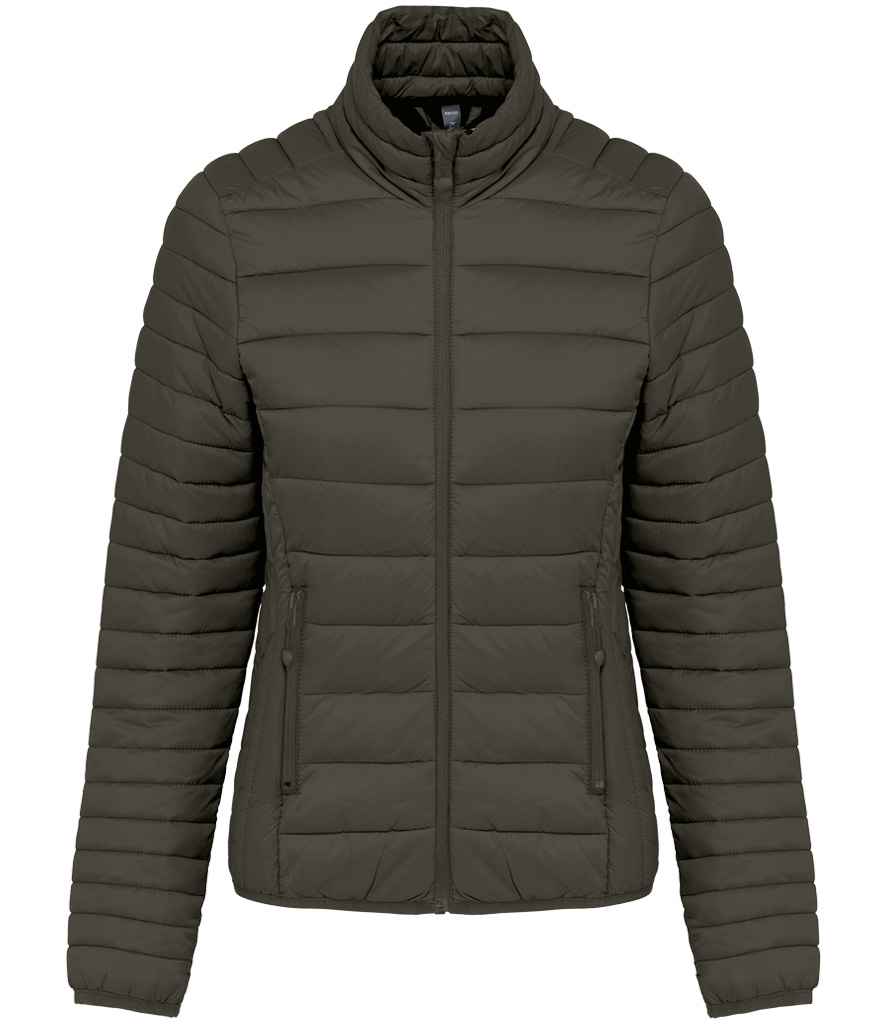 Kariban Ladies Lightweight Padded Jacket Dark Khaki